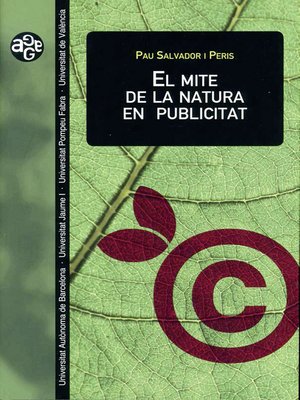 cover image of El mite de la natura en publicitat